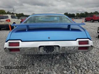 1971 Oldsmobile Cutlass with VIN 336871R14332, listed as a Copart auction lot 72980494 with 53,459 mi miles and Salvage Title. Bid and sale history available at DreamBid. Image 6.