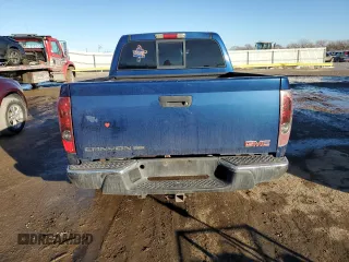 2005 GMC Canyon 1SF SLE Z71 with VIN 1GTDT136558206065, listed as a Copart auction lot 89204775 with 221,035 mi miles and Salvage Title. Bid and sale history available at carsss.com. Image 6.