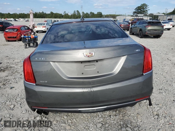 2016 Cadillac CT6 AWD with VIN 1G6KB5RS8GU163960, listed as a Copart auction lot 69662284 with 163,479 mi miles and Salvage title. Bid and sale history available at DreamBid. Image 6.