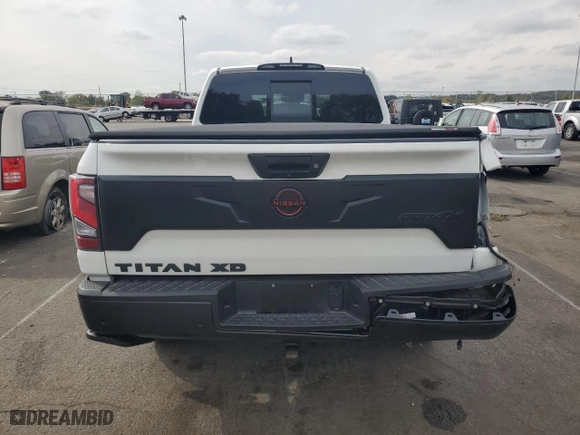 2024 Nissan Titan XD PRO-4X with VIN 1N6AA1FB1RN111525, listed as a Copart auction lot 72861574 with NaN miles and Salvage Title. Bid and sale history available at carsss.com. Image 6.