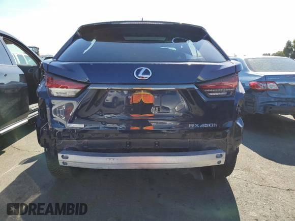 2022 Lexus RX with VIN 2T2YGMDA2NC093783, listed as a Copart auction lot 68711234 with 0 mi miles and Salvage Title. Bid and sale history available at carsss.com. Image 6.