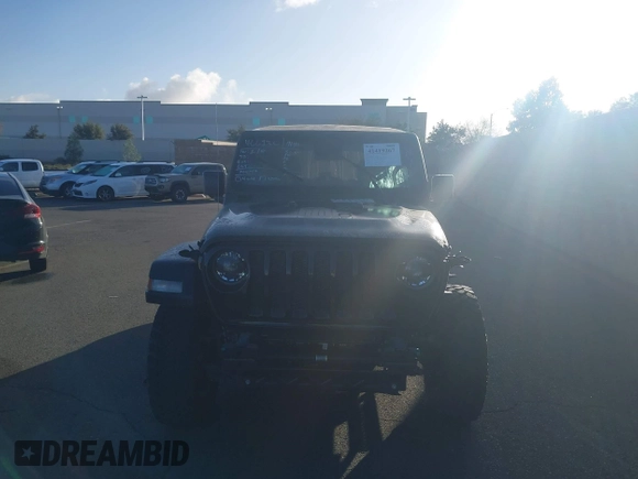 2023 Jeep Wrangler Unlimited Willys Sport with VIN 1C4HJXDM0PW515898, listed as a IAAI auction lot 41419267 with 10,964 mi miles and . Bid and sale history available at DreamBid. Image 13.