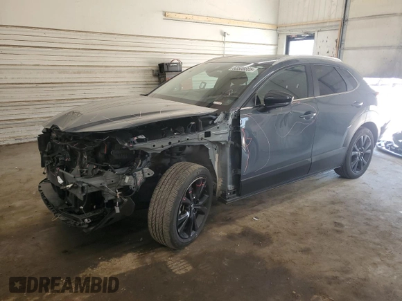 2023 Mazda CX-30 S Preferred with VIN 3MVDMBCM0PM575057, listed as a Copart auction lot 63506665 with 47,556 mi miles and Salvage title. Bid and sale history available at DreamBid. Image 1.