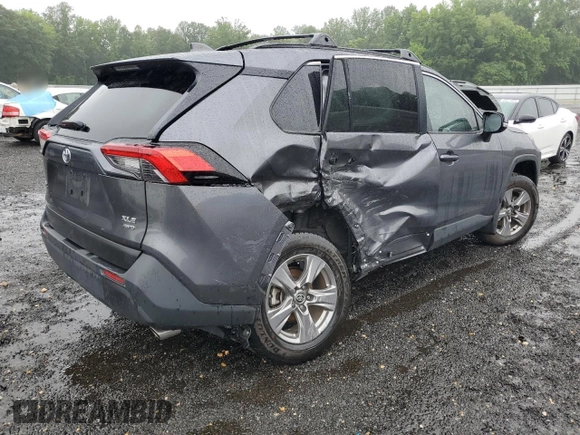 2024 Toyota RAV4 XLE with VIN 2T3P1RFV4RC481450, listed as a Copart auction lot 61083895 with 16,002 mi miles and Salvage title. Bid and sale history available at DreamBid. Image 3.
