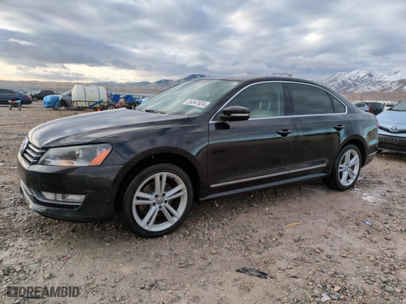 2015 Volkswagen Passat 1.8T Sport with VIN 1VWBT7A36FC021781, listed as a Copart auction lot 85347624 with 165,888 mi miles and Salvage Title. Bid and sale history available at carsss.com. Image 1.