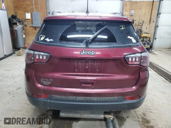 2021 Jeep Compass 80th Anniversary with VIN 3C4NJDEB2MT517099, listed as a Copart auction lot 59578605 with 67,595 mi miles and Non repairable. Bid and sale history available at DreamBid. Image 6.