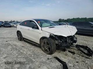 2017 Mercedes-Benz GLE 43 AMG with VIN 4JGED6EB6HA050779, listed as a Copart auction lot 57034365 with Not provided miles and Salvage title. Bid and sale history available at DreamBid. Image 14.