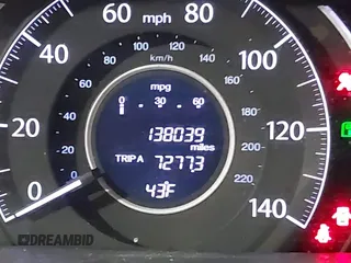 2013 Honda CR-V EX-L with VIN 5J6RM4H75DL007433, listed as a IAAI auction lot 41617472 with 138,039 mi miles. Bid and sale history available at carsss.com. Image 15.