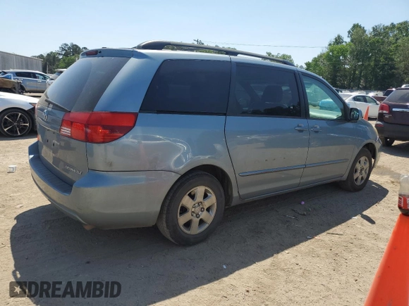 2004 Toyota Sienna XLE with VIN 5TDZA22CX4S081924, listed as a Copart auction lot 53162345 with 226,431 mi miles and Salvage Title. Bid and sale history available at DreamBid. Image 3.