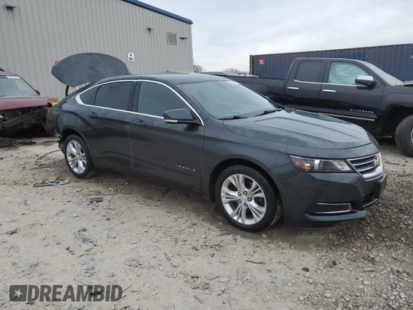 2015 Chevrolet Impala LT with VIN 1G1125S32FU125143, listed as a Copart auction lot 54692315 with 156,797 mi miles and Non Repairable. Bid and sale history available at DreamBid. Image 4.