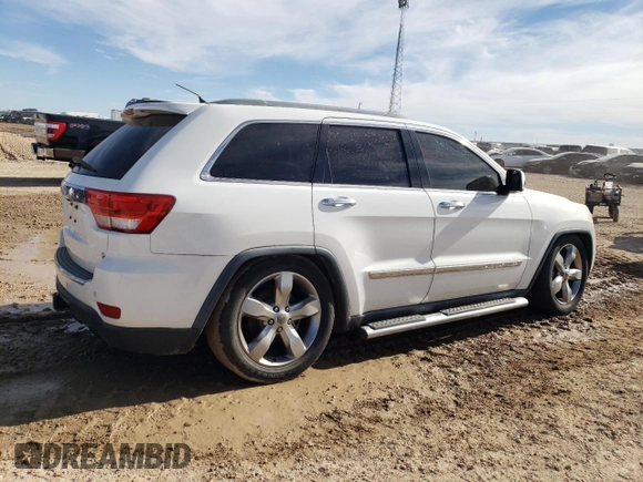 2013 Jeep Grand Cherokee Overland with VIN 1C4RJFCT2DC650336, listed as a Copart auction lot 83830304 with 129,858 mi miles and Clean Title. Bid and sale history available at carsss.com. Image 3.