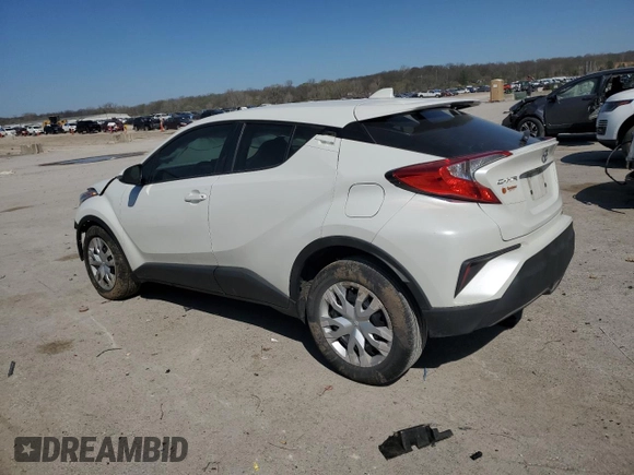 2019 Toyota C-HR XLE with VIN NMTKHMBX2KR098238, listed as a Copart auction lot 52338025 with 57,933 mi miles and Salvage Title. Bid and sale history available at DreamBid. Image 2.
