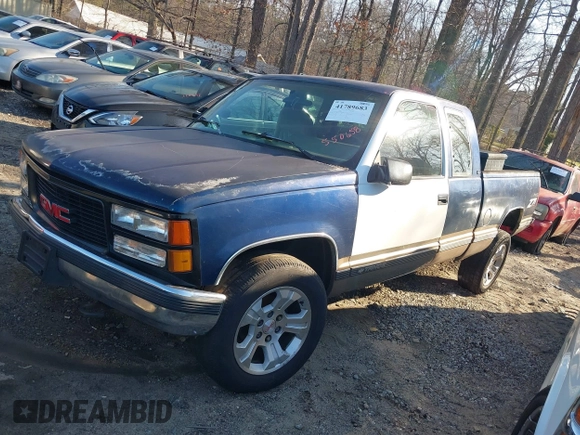 1994 GMC Sierra 1500 z VIN 2GTEK19K3R1550658, wystawiony jako IAAI lot #41789683 z przebiegiem 322 572 mil mil oraz . Historia ofert i sprzedaży dostępna na DreamBid. Obrazek 2.