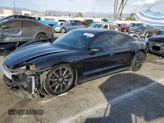 2021 Porsche Taycan 4S z VIN WP0AB2Y13MSA44188, wystawiony jako Copart lot #44994935 z przebiegiem 39 946 mil mil oraz Szkoda całkowita • Salvage title. Historia ofert i sprzedaży dostępna na DreamBid. Obrazek 1.