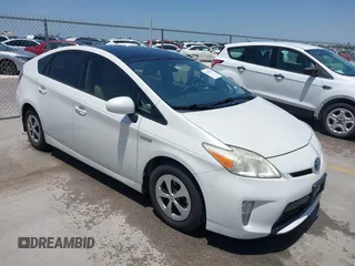 2012 Toyota Prius One z VIN JTDKN3DU6C5435587, wystawiony jako IAAI lot #42307227 z przebiegiem 255 905 mil mil oraz . Historia ofert i sprzedaży dostępna na DreamBid. Obrazek 1.