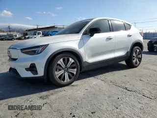 2023 Volvo C40 Recharge Pure Electric Plus with VIN YV4ED3GL4P2056787, listed as a Copart auction lot 43281575 with 37,448 mi miles and Salvage Title. Bid and sale history available at carsss.com. Image 1.