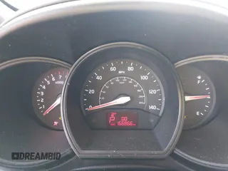 2013 Kia Rio LX with VIN KNADM4A37D6135384, listed as a IAAI auction lot 41740058 with 166,866 mi miles. Bid and sale history available at carsss.com. Image 7.