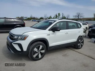 2024 Volkswagen Taos S с VIN 3VV8X7B26RM090000, выставлен на аукционе Copart как лот 53059945 с пробегом 9 071 миль миль и Списание • Salvage title. История ставок и продаж доступна на DreamBid. Изображение 1.