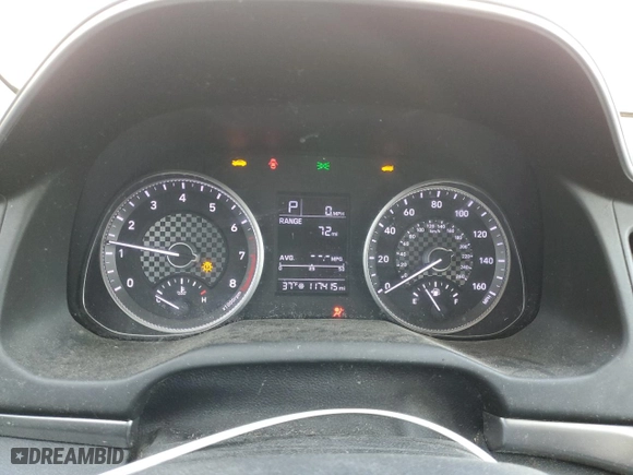 2019 Hyundai Elantra SE with VIN 5NPD74LF8KH455267, listed as a Copart auction lot 46378155 with 117,415 mi miles and Salvage Title. Bid and sale history available at carsss.com. Image 9.