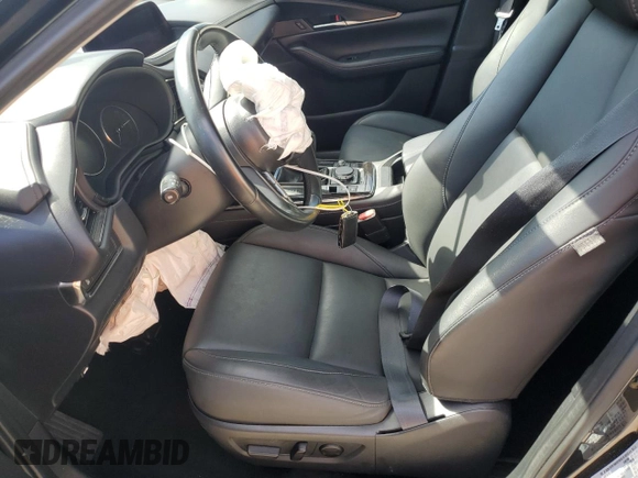 2023 Mazda CX-30 S Carbon Edition with VIN 3MVDMBCM4PM527285, listed as a Copart auction lot 47938225 with 29,650 mi miles and Salvage title. Bid and sale history available at DreamBid. Image 7.