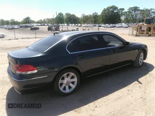 2006 BMW 7 Series 750Li with VIN WBAHN83566DT39225, listed as a IAAI auction lot 42034604 with 191,085 mi miles. Bid and sale history available at carsss.com. Image 4.