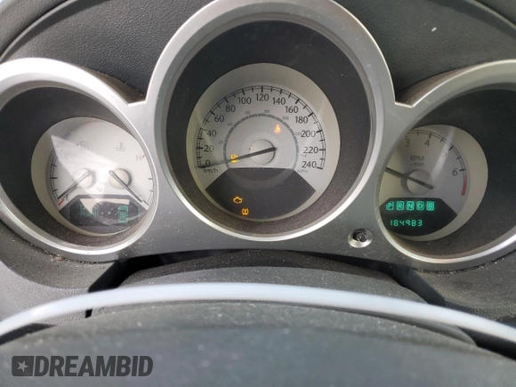 2008 Chrysler Sebring Touring with VIN 1C3LC55R08N258515, listed as a Copart auction lot 88747185 with 184,983 mi miles and Clean Title. Bid and sale history available at DreamBid. Image 9.