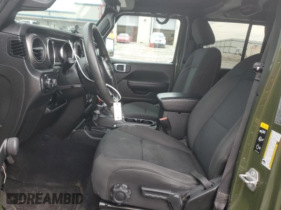 2021 Jeep Wrangler Unlimited Sport S with VIN 1C4HJXDNXMW717149, listed as a Copart auction lot 55469785 with 68,808 mi miles and Salvage title. Bid and sale history available at DreamBid. Image 7.