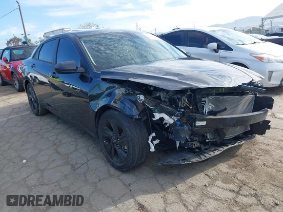 2022 Hyundai Elantra SEL with VIN 5NPLM4AG4NH071278, listed as a IAAI auction lot 41815110 with 17,196 mi miles and . Bid and sale history available at DreamBid. Image 1.