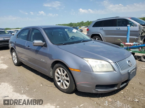 2007 Mercury Milan with VIN 3MEHM07Z37R607983, listed as a Copart auction lot 55635415 with 216,983 mi miles and Salvage title. Bid and sale history available at DreamBid. Image 4.
