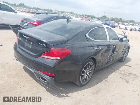 2021 Genesis G70 3.3T с VIN KMTG74LEXMU071473, выставлен на аукционе IAAI как лот 42061698 с пробегом 53 949 миль миль и . История ставок и продаж доступна на DreamBid. Изображение 4.