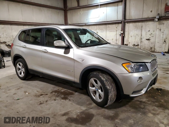 2012 BMW X3 28i with VIN 5UXWX5C54CL729209, listed as a Copart auction lot 53850865 with 134,395 mi miles and Clean Title. Bid and sale history available at DreamBid. Image 4.