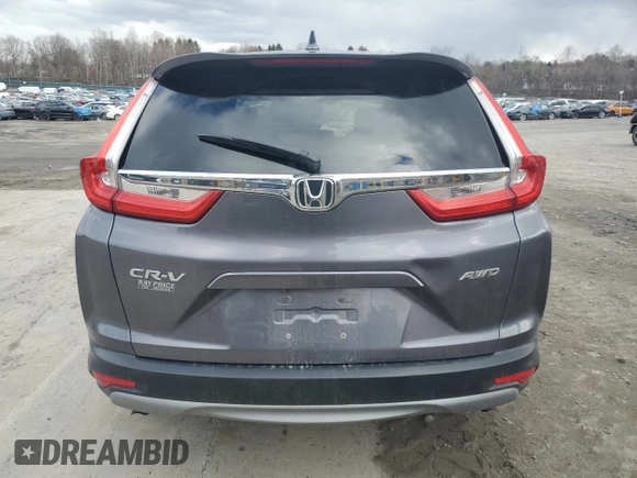 2018 Honda CR-V EX with VIN 7FARW2H57JE105434, listed as a Copart auction lot 52340845 with Not Provided miles and Salvage Title. Bid and sale history available at DreamBid. Image 6.