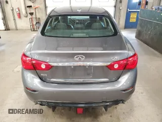 2014 Infiniti Q50 Premium with VIN JN1BV7AR5EM683185, listed as a Copart auction lot 53796975 with 149,277 mi miles and Salvage Title. Bid and sale history available at DreamBid. Image 6.