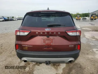 2021 Ford Escape Titanium with VIN 1FMCU9J91MUA79093, listed as a Copart auction lot 49645735 with 41,185 mi miles and Salvage Title. Bid and sale history available at carsss.com. Image 6.