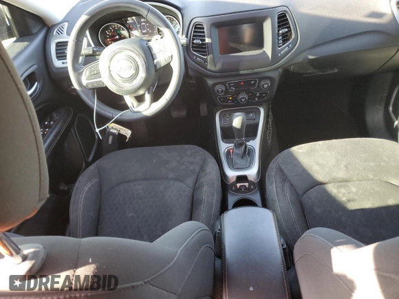 2018 Jeep Compass Sport with VIN 3C4NJCAB7JT250795, listed as a Copart auction lot 48939925 with 144,823 mi miles and Salvage Title. Bid and sale history available at carsss.com. Image 8.