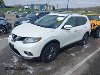 2016 Nissan Rogue SL with VIN 5N1AT2MTXGC807688, listed as a IAAI auction lot 42015737 with 89,849 mi miles. Bid and sale history available at carsss.com. Image 2.