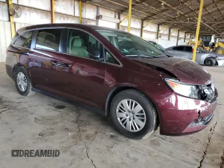 2014 Honda Odyssey LX с VIN 5FNRL5H23EB065144, выставлен на аукционе Copart как лот 59421445 с пробегом 78 702 миль миль и Списание • Salvage title. История ставок и продаж доступна на DreamBid. Изображение 4.