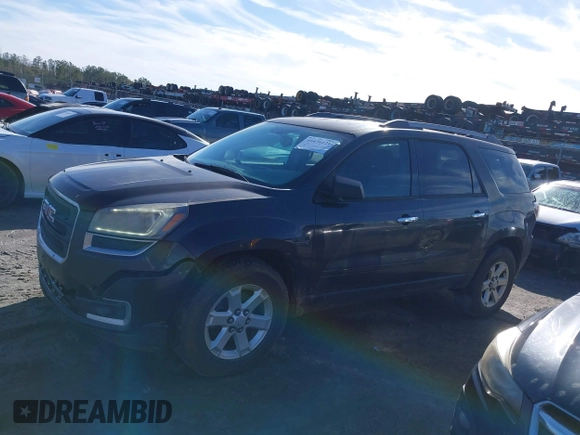 2014 GMC Acadia SLE with VIN 1GKKRNED6EJ192134, listed as a IAAI auction lot 41476121 with 191,899 mi miles and . Bid and sale history available at carsss.com. Image 14.