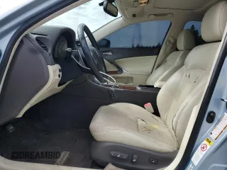2011 Lexus IS 250 z VIN JTHBF5C21B5136191, wystawiony jako Copart lot #58203625 z przebiegiem 187 402 mil mil oraz Szkoda całkowita • Salvage title. Historia ofert i sprzedaży dostępna na DreamBid. Obrazek 7.