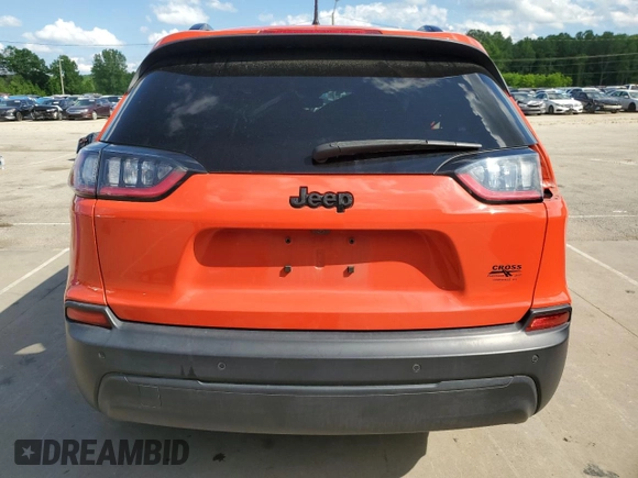 2021 Jeep Cherokee Altitude with VIN 1C4PJLLB0MD120101, listed as a Copart auction lot 57045855 with 61,377 mi miles and Salvage title. Bid and sale history available at DreamBid. Image 6.