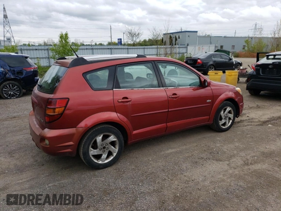 2005 Pontiac Vibe with VIN 5Y2SL63835Z410525, listed as a Copart auction lot 56219765 with 299,999 mi miles and Clean title. Bid and sale history available at DreamBid. Image 3.