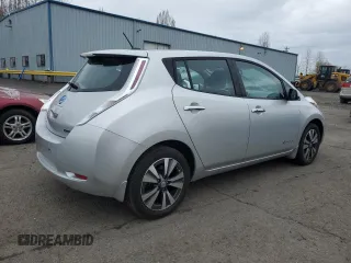2016 Nissan LEAF SL with VIN 1N4BZ0CP0GC302989, listed as a Copart auction lot 48549535 with 50,757 mi miles and Clean Title. Bid and sale history available at carsss.com. Image 3.
