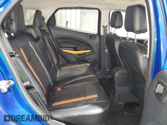 2018 Ford EcoSport SES z VIN MAJ6P1CL6JC189860, wystawiony jako Copart lot #44791845 z przebiegiem 92 069 mil mil oraz Szkoda całkowita • Salvage title. Historia ofert i sprzedaży dostępna na DreamBid. Obrazek 11.