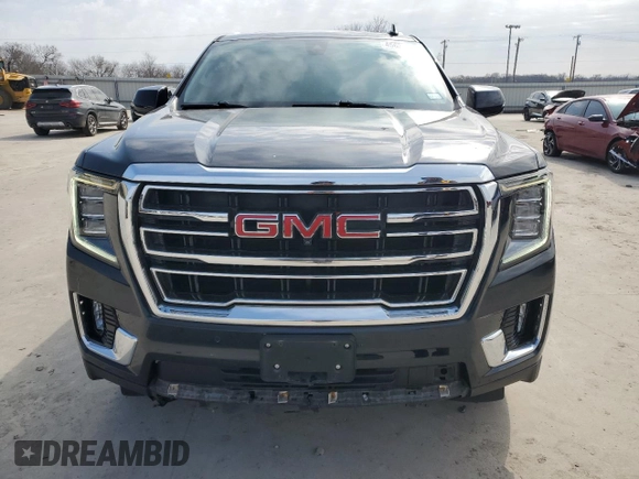 2021 GMC Yukon SLT with VIN 1GKS2BKD7MR199116, listed as a Copart auction lot 45635135 with 58,069 mi miles and Salvage Title. Bid and sale history available at carsss.com. Image 5.