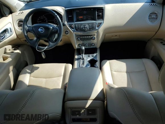 2017 Nissan Pathfinder SL with VIN 5N1DR2MM2HC603702, listed as a Copart auction lot 62452515 with 87,994 mi miles and Salvage title. Bid and sale history available at DreamBid. Image 8.