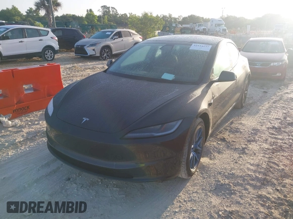 2025 Tesla Model 3 Long Range with VIN 5YJ3E1EAXSF974949, listed as a IAAI auction lot 41934237 with 260 mi miles and . Bid and sale history available at carsss.com. Image 19.