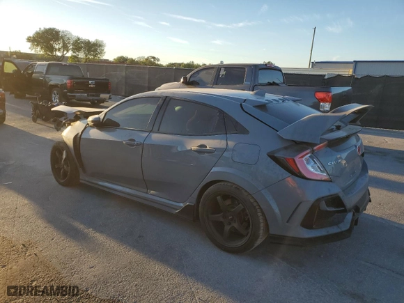 2021 Honda Civic Type R Touring with VIN SHHFK8G72MU203662, listed as a Copart auction lot 49821605 with 26,365 mi miles and Non Repairable. Bid and sale history available at carsss.com. Image 2.