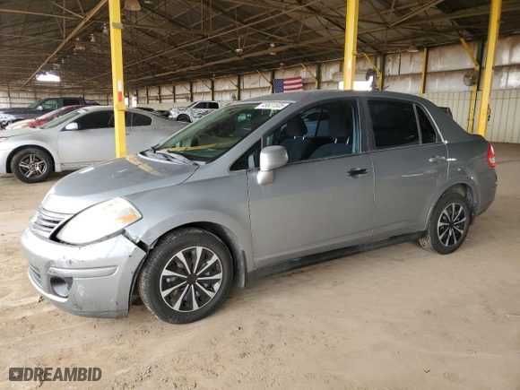 2010 Nissan Versa 1.8 S with VIN 3N1BC1APXAL416663, listed as a Copart auction lot 49631505 with 148,791 mi miles and Salvage Title. Bid and sale history available at carsss.com. Image 1.