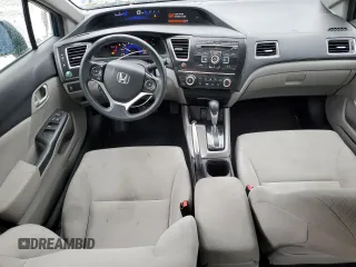 2013 Honda Civic LX with VIN 2HGFB2F55DH518806, listed as a Copart auction lot 51076125 with 109,702 mi miles and Salvage Title. Bid and sale history available at DreamBid. Image 8.