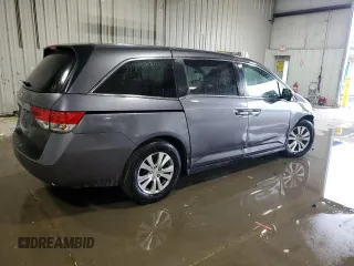 2015 Honda Odyssey EX z VIN 5FNRL5H43FB031014, wystawiony jako Copart lot #55764275 z przebiegiem 110 735 mil mil oraz Szkoda całkowita • Salvage title. Historia ofert i sprzedaży dostępna na DreamBid. Obrazek 3.
